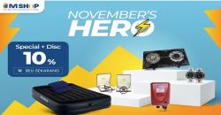 Promo November’s Hero dari eMSHOP