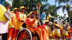 Kirab Api Peparnas XVI Papua Menginap di Kantor Wali Kota Jayapura<