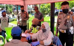 Satlantas Pagaralam Sanksi Pelanggar Lalu Lintas dengan Suntikan Vaksin Covid-19