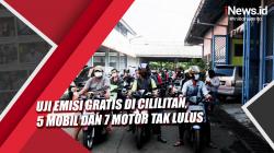 Video Uji Emisi Gratis di Cililitan, 5 Mobil dan 7 Motor Tak Lulus