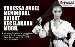 Infografis Vanessa Angel Meninggal akibat Kecelakaan Mobil