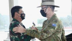 Momen Akrab Panglima TNI dan Panglima Angkatan Bersenjata Australia