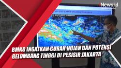Video BMKG Ingatkan Curah Hujan dan Potensi Gelombang Tinggi di Pesisir Jakarta