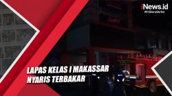Video Lapas Kelas I Makassar Nyaris Terbakar Diduga Korsleting Listrik