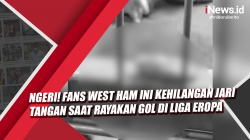 Video Ngeri! Fans West Ham Ini Kehilangan Jari Tangan saat Rayakan Gol di Liga Eropa