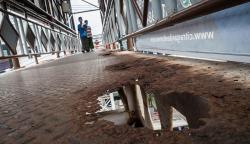 JPO Rusak dan Berkarat Membahayakan Pengguna Jalan