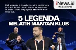 Infografis 5 Legenda Melatih Mantan Klubnya