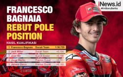 Infografis Hasil Kualifikasi MotoGP Algarve 2021: Bagnaia Pole Position