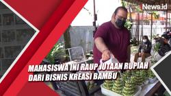 Hobi Tanaman Hias, Mahasiswa Ini Raup Jutaan Rupiah dari Bisnis Kreasi Bambu