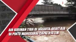 Air Kiriman Tiba di Jakarta, Debit Air Pintu Manggarai Capai 810 Cm
