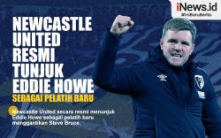 Infografis Eddie Howe Pelatih Baru Newcastle United
