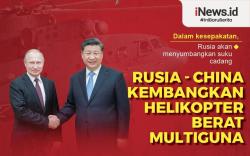 Infografis Rusia dan China Kerja Sama Bikin Helikopter Berat Multiguna