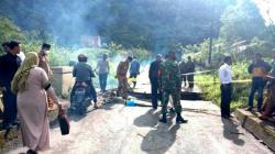 Jembatan Penghubung di Kecamatan Wih Pesam Bener Meriah Putus