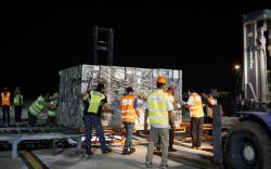 Diangkut Salah Satu Pesawat Terbesar di Dunia, Logistik World Superbike 2021 Tiba di Bandara Internasional Lombok