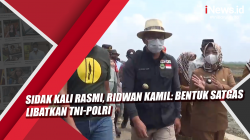 Video Sidak Kali Rasmi, Ridwan Kamil: Bentuk Satgas Libatkan TNI-Polri