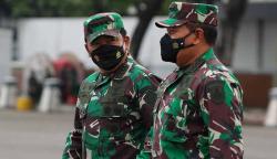 Panglima TNI Temui Perwira TNI AL di Koarmada II