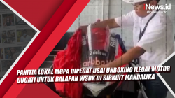 Video Panitia Lokal MGPA Dipecat Usai Unboxing Ilegal Motor Ducati untuk Balapan WSBK di Sirkuit Mandalika
