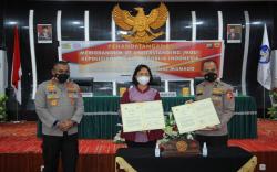 Tingkatkan Kualitas SDM, Polri dan Unsrat Manado Teken MoU Bidang Pendidikan