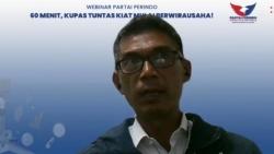 Partai Perindo Gelar Webinar Kewirausahaan Bertajuk 60 Menit, Kupas Tuntas Kiat Mulai Berwirausaha