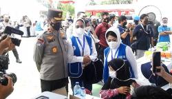 IWAPI-Polri Gelar Vaksinasi Covid-19 Massal di Kota Cilegon<