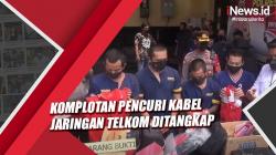 Video Komplotan Pencuri Kabel Jaringan Telkom di Tegal Ditangkap