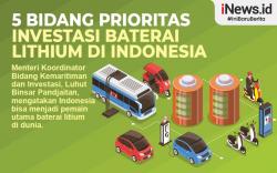 Infografis 5 Bidang Prioritas Investasi Baterai Lithium di Indonesia