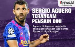 Infografis Sergio Aguero Terancam Pensiun Dini