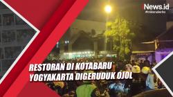 Video Restoran di Kotabaru Yogyakarta Digeruduk Pengemudi Ojol