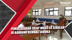 Video Pembelajaran Tatap Muka 54 Sekolah di Bandung Kembali Dibuka