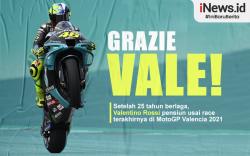 Infografis Statistik Valentino Rossi Sepanjang Karier di MotoGP