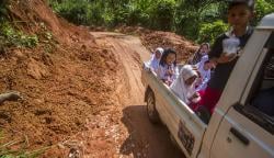 Tanah Longsor Kembali Terjadi di Empat Titik Desa Pasting Kalimantan Selatan