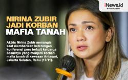 Infografis Nirina Zubir Jadi Korban Mafia Tanah