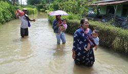 Banjir Rendam 339 Rumah di Desa Semboro Jember
