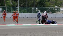 Sejumlah Pembalap WSBK Jatuh saat Latihan Bebas di Sirkuit Mandalika