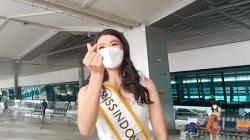 Mengharukan, Carla Yules Pamitan ke Keluarga sebelum Terbang ke Puerto Riko