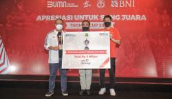 BNI Serahkan Dana Pembinaan Sebesar Rp5 Miliar kepada PBSI dan Tim Thomas Cup 2020