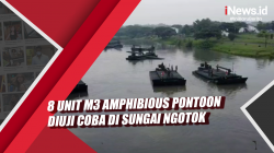 Video 8 Unit M3 Amphibious Pontoon Diuji Coba di Sungai Ngotok