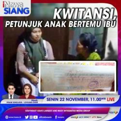 Kuitansi Jadi Petunjuk Anak Bertemu Ibu yang Terpisah 23 Tahun, Selengkapnya di iNews Siang