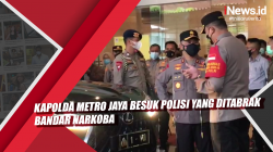 Video Kapolda Metro Jaya Besuk Polisi yang Ditabrak Bandar Narkoba