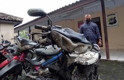 Selang Bensin Lepas, Motor Buruh Gendong Terbakar di Pasar Bendungan Kulonprogo