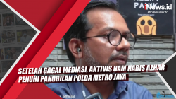 Video Setelah Gagal Mediasi, Aktivis HAM Haris Azhar Penuhi Panggilan Polda Metro Jaya