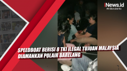 Video Speedboat Berisi 8 TKI Ilegal Tujuan Malaysia Diamankan Polair Barelang