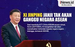 Infografis Xi Jinping Janji Tak Akan Ganggu Negara ASEAN