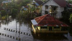 Ini Penyebab Banjir Sintang Kalbar Selama Sebulan