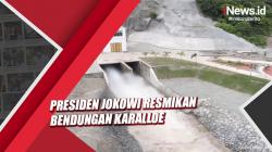 Presiden Jokowi Resmikan Bendungan Karalloe di Gowa, Mampu Mengairi 7.000 Hektare Lahan
