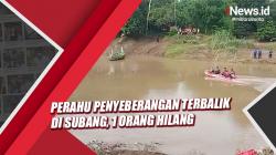 Perahu Penyeberangan Terbalik di Subang, Satu Orang Hilang dan 6 Selamat