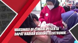 Vaksinasi Covid-19 di Cimahi, Peserta Dapat Hadiah Barang Elektronik