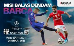  Infografis Prediksi Barcelona Vs Benfica: Skuad Xavi Usung Misi Balas Dendam