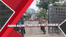 Video Pabrik Kacang Terbesar di Pati Terbakar