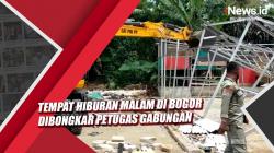 Video Tempat Hiburan Malam di Bogor Dibongkar Petugas Gabungan